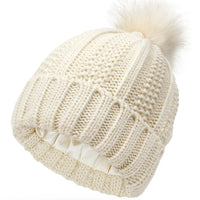 Satinova - Czapka Zimowa Pom Satynowa Podszewka